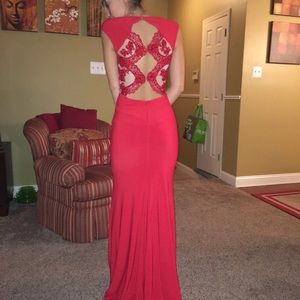 Sherri Hill Red Prom Dress